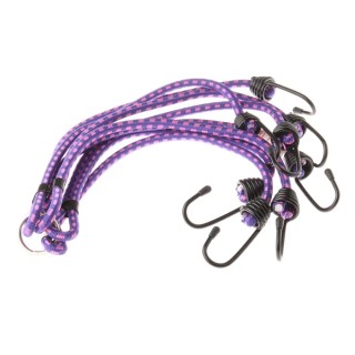 RS PRO 8 Hooks Bungee Cord, 800 mm Long, 8 mm Diameter 436-0485
