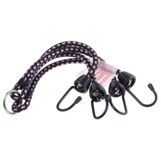 RS PRO 4 Hooks Bungee Cord 600 mm Long, 8 mm Diameter 436-0463