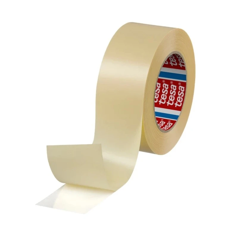 Tesa Transparent Double Sided Plastic Tape Polypropylene Backing 50mm x 50m 64621-00004-00