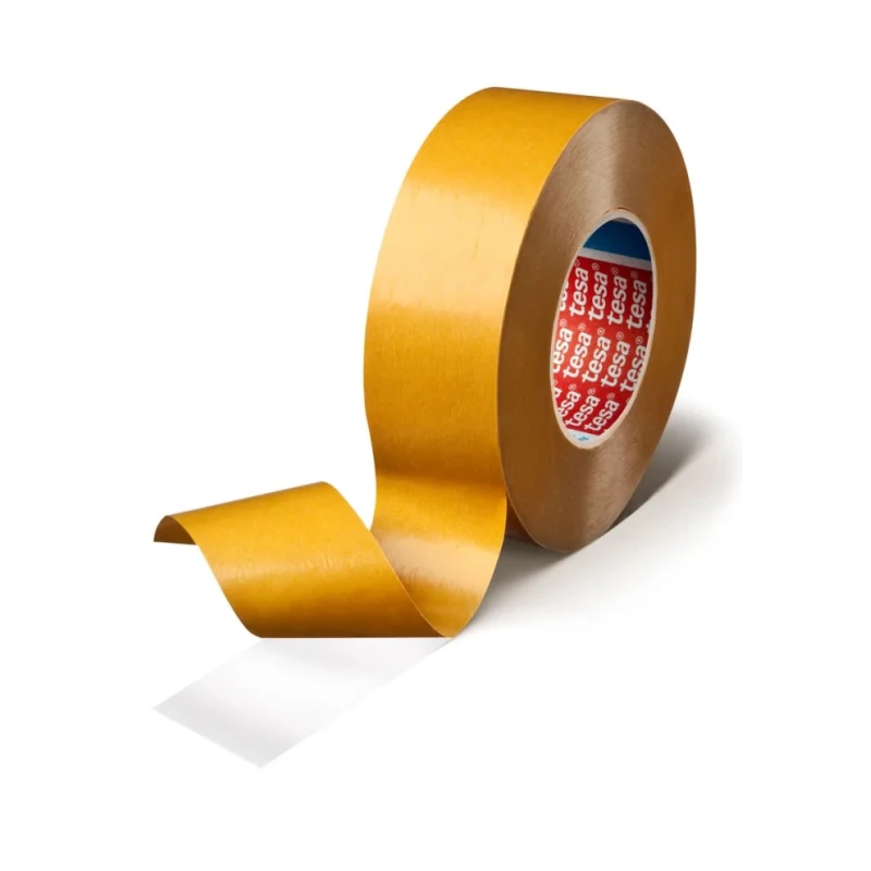 Tesa Transparent Double Sided Plastic Tape Polypropylene Backing 50mm x 50m 64621-00004-00