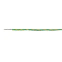 Alpha Wire Hookup Wire PVC Series Green Yellow, 18 AWG, 16/0.25 mm Core Strands, 30 m, Tinned Copper Conductor 3055 GY005