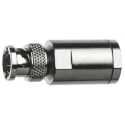 Telegartner BNC Series 50 Ω Coaxial Connector Cable Male BNC Straight Body Clamp J01000A1940