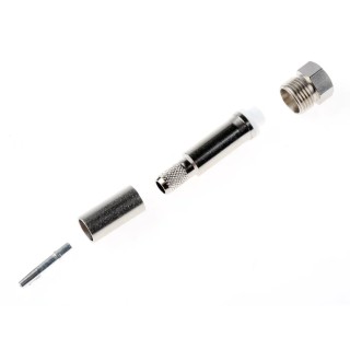 Telegartner FME Series Coaxial Connector Cable Female FME, 50 Ω, Straight Body Crimp J01701A0007