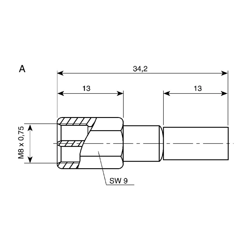 Telegartner FME Series Coaxial Connector Cable Female FME, 50 Ω, Straight Body Crimp J01701A0007