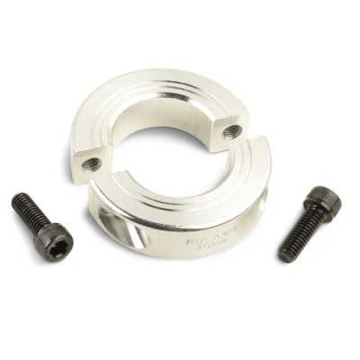 Ruland Aluminium Two Piece Shaft Collar with Clamp Screw, Outside Diameter 34 mm, Width 13 mm MSP-16-A