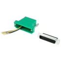 MH Connectors 25-Way D-Sub to Female RJ45 D-Sub Adapter DA25-SMJ8-G-K