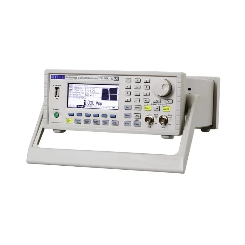 Aim-TTi Advanced Pulse Generator with Adjustable Output Amplitude, 1 MHz min, 50 MHz max, USB & LAN Interface TGP3151