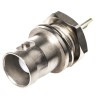 Telegartner BNC Series 50 Ω Panel Mount Female Coaxial Connector, Straight Body Solder J01001B0615
