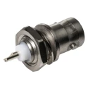 Telegartner BNC Series 50 Ω Panel Mount Female Coaxial Connector, Straight Body Solder J01001B0615