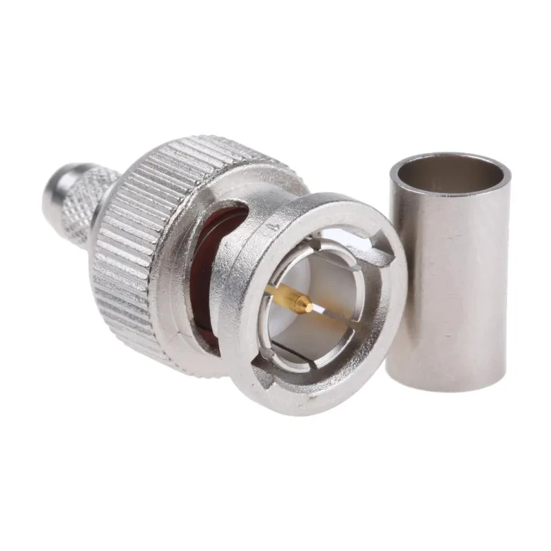 Telegartner BNC Series 75 Ω Coaxial Connector Cable Male BNC, Straight Body, Crimp Termination J01002A1261