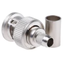 Telegartner BNC Series 75 Ω Coaxial Connector Cable Male BNC, Straight Body, Crimp Termination J01002A1261