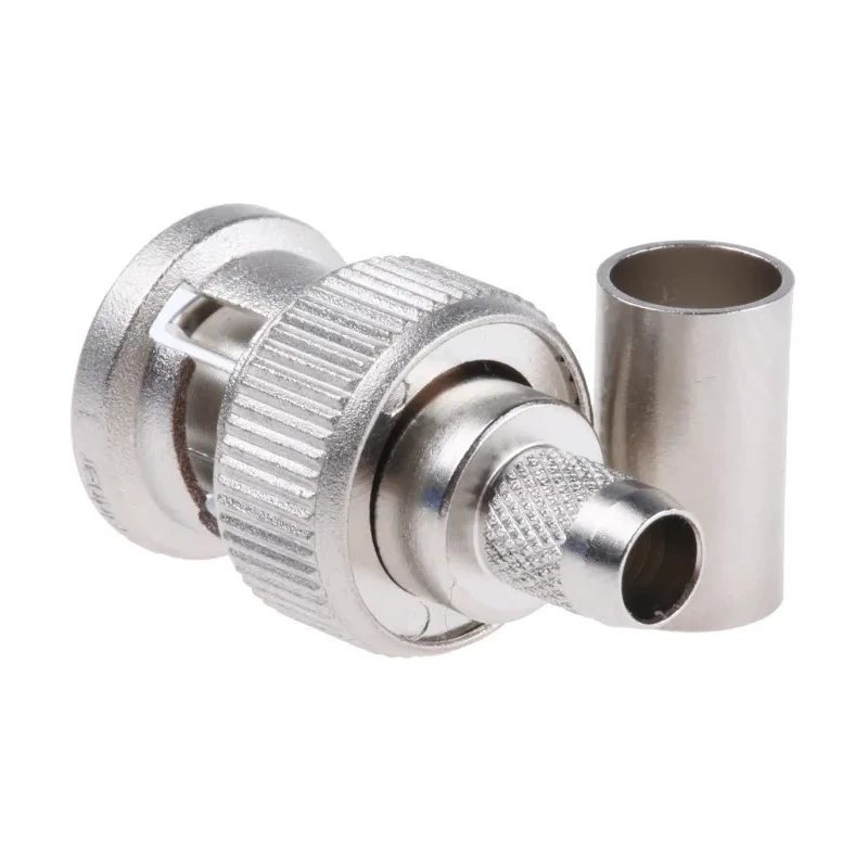 Telegartner BNC Series 75 Ω Coaxial Connector Cable Male BNC, Straight Body, Crimp Termination J01002A1261