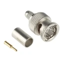 Telegartner BNC Series 75 Ω Coaxial Connector Cable Male BNC, Straight Body Crimp J01002A1288