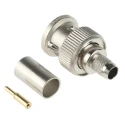 Telegartner BNC Series 75 Ω Coaxial Connector Cable Male BNC, Straight Body Crimp J01002A1288