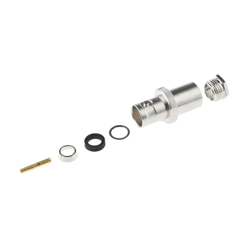 Telegartner BNC Series Coaxial Connector Cable Female BNC, 75 Ω, Straight Body Clamp J01003A1227