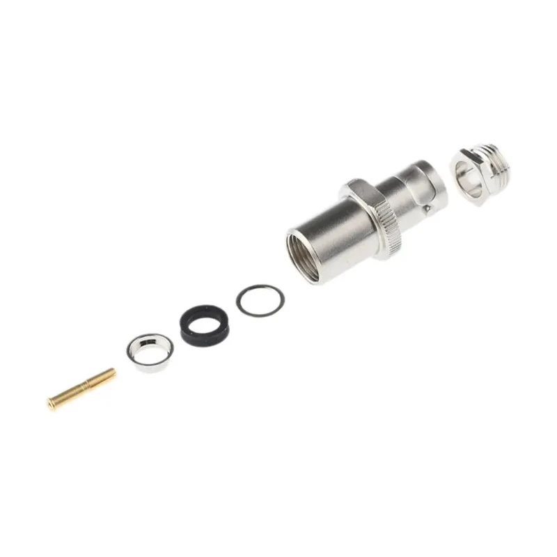 Telegartner BNC Series Coaxial Connector Cable Female BNC, 75 Ω, Straight Body Clamp J01003A1227