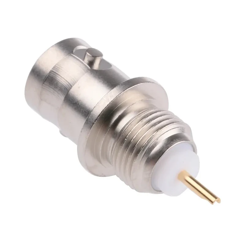 Telegartner BNC Series Coaxial Connector Panel Mount Female 75 Ω Straight Body Solder J01003A0619