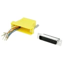 MH Connectors D-Sub Adapter 25-Way D-Sub Male to Female RJ45 Female DA25-PMJ8-Y-K