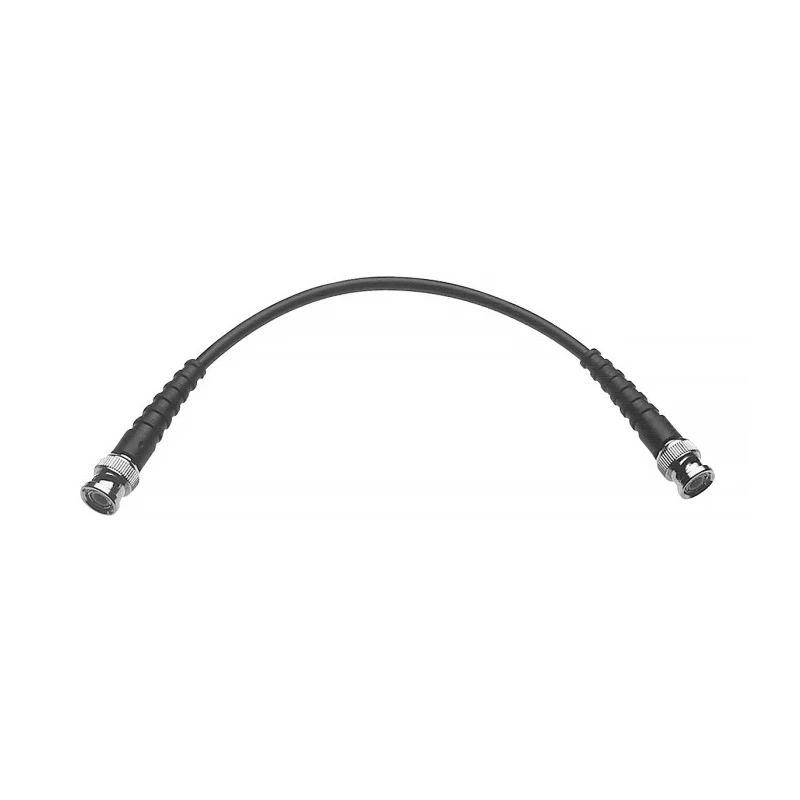 Telegartner BNC Series RG58 Coaxial Cable 250 mm 50 Ω 1500V Black PVC Jacket 