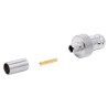 Telegartner BNC Series Coaxial Connector Cable Female BNC 75 Ω Straight Body Crimp J01003A1369