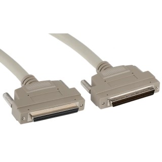 RS PRO 2 Meter Male SCSI III to Female SCSI III Data Transmission Cable 30V PVC Jacket 436-5216