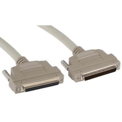 RS PRO 2 Meter Male SCSI III to Female SCSI III Data Transmission Cable 30V PVC Jacket 436-5216