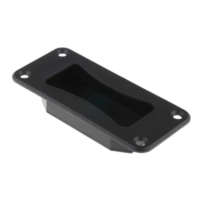 Pinet Black Plastic Arch Shape Handle 60 mm Height, 22 mm Width, 133 mm Length 436-6938