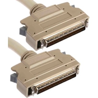 RS PRO 2 m Male SCSI III to Male SCSI III SCSI Cable Assembly Grey PVC Jacket 30V 436-5238