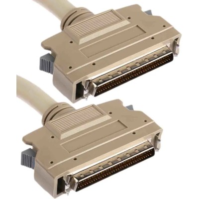 RS PRO 2 m Male SCSI III to Male SCSI III SCSI Cable Assembly Grey PVC Jacket 30V 436-5238