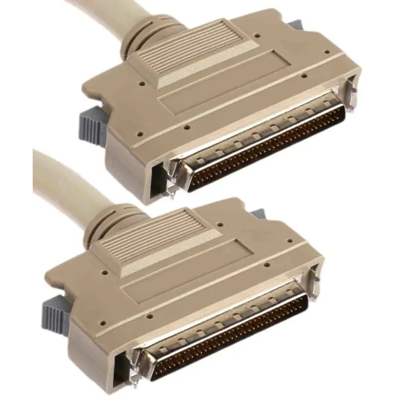 RS PRO 2 m Male SCSI III to Male SCSI III SCSI Cable Assembly Grey PVC Jacket 30V 436-5238