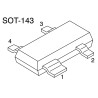 Nexperia 30 V 200 mA Schottky Diode 4-Pin SOT-143 BAT74,215