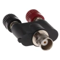 Telegartner Black, Red Female Binding Post With Beryllium Copper Alloy, Gold Plated Contacts and Nickel Plated Brass 112-2224