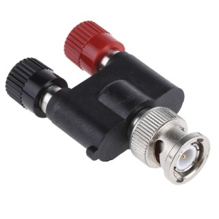 Telegartner Red Black Male Binding Post With Brass Contacts and Gold Plating J01008A0627
