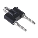 Telegartner Connector Adapter with Copper Nickel Lead Alloy Contacts and Gold Over Nickel Plated J01008A0620