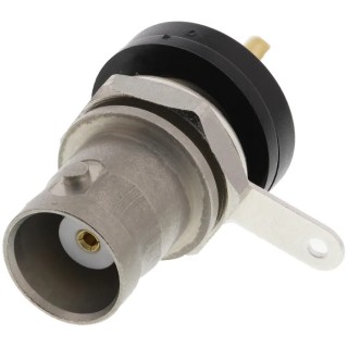 Telegartner BNC Series Coaxial Connector Panel Mount Female BNC, 50 Ω, Straight Body Solder J01001A1222