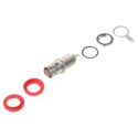 Telegartner BNC Series Coaxial Connector Panel Mount Female BNC, 50 Ω, Straight Body Solder Termination J01001C1222