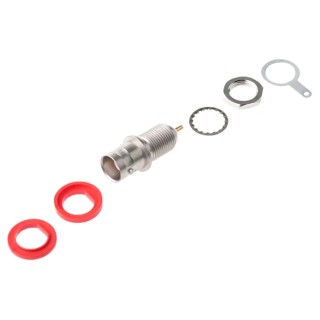 Telegartner BNC Series Coaxial Connector Panel Mount Female BNC, 50 Ω, Straight Body Solder Termination J01001C1222