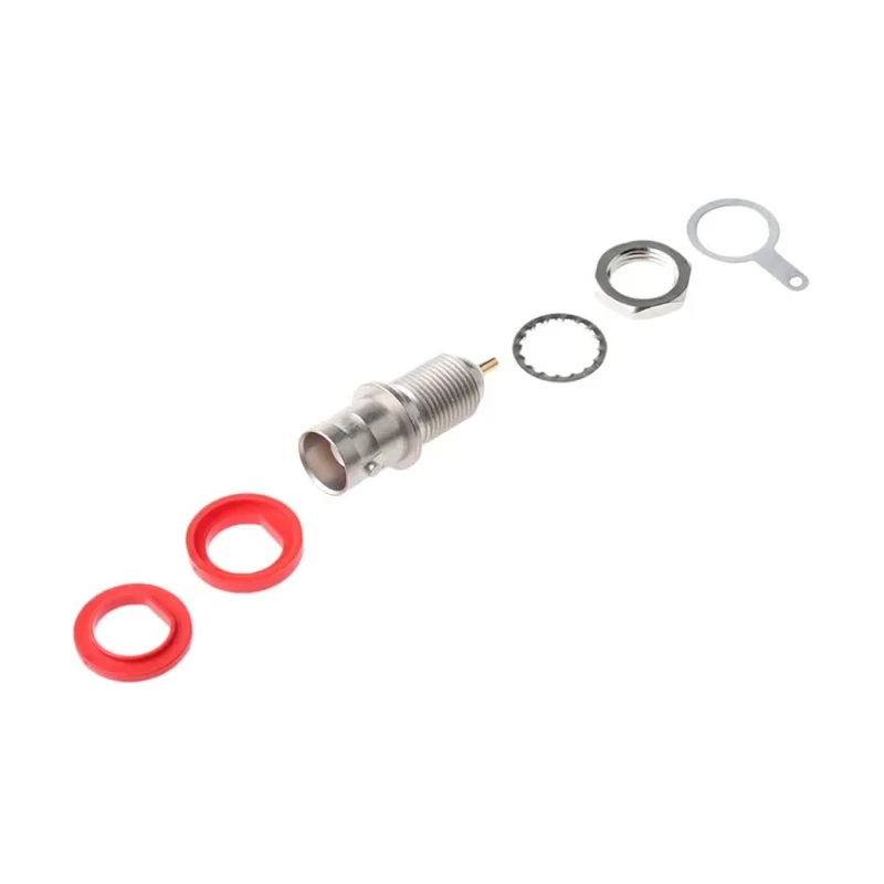 Telegartner BNC Series Coaxial Connector Panel Mount Female BNC, 50 Ω, Straight Body Solder Termination J01001C1222