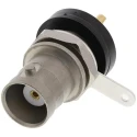 Telegartner BNC Series Coaxial Connector Panel Mount Female BNC 50 Ω Straight Body Solder J01001B1222