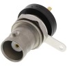 Telegartner BNC Series Coaxial Connector Panel Mount Female BNC 50 Ω Straight Body Solder J01001B1222