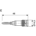 Telegartner Connector Adapter with Copper Nickel Lead Alloy Contacts and Gold over Nickel Plating J01008A0628