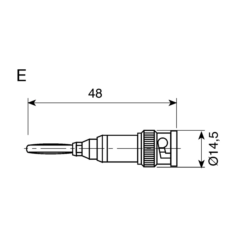 Telegartner Connector Adapter with Copper Nickel Lead Alloy Contacts and Gold over Nickel Plating J01008A0628