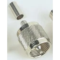 Telegartner UHF Series Coaxial Connector Cable Male UHF, 50Ω, Straight Body Crimp J01040A0658