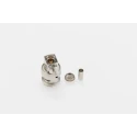 Telegartner BNC Series Coaxial Connector Cable Male BNC, 50 Ω, Right Angle Body Crimp J01000A0010