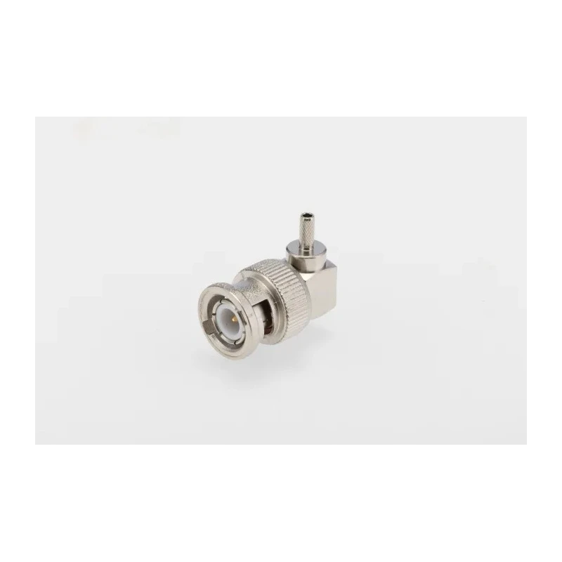 Telegartner BNC Series Coaxial Connector Cable Male BNC, 50 Ω, Right Angle Body Crimp J01000A0010