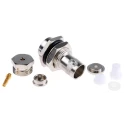 Telegartner BNC Series Coaxial Connector Panel Mount Female BNC, 50 Ω, Straight Body Clamp J01001A1319