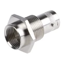 Telegartner Coaxial Connector Panel Mount Female BNC 75 Ω Straight Body Clamp J01003A1327