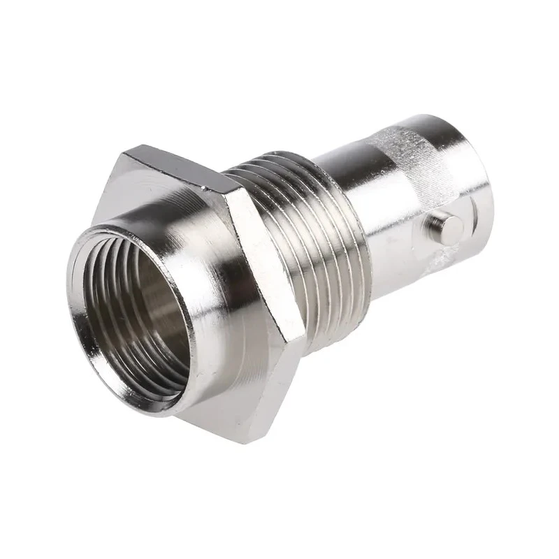 Telegartner Coaxial Connector Panel Mount Female BNC 75 Ω Straight Body Clamp J01003A1327