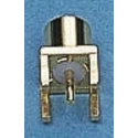 Radiall MCX Series Coaxial Connector Through Hole Female, 50 Ω, Straight Body Solder 003.01.2510.001