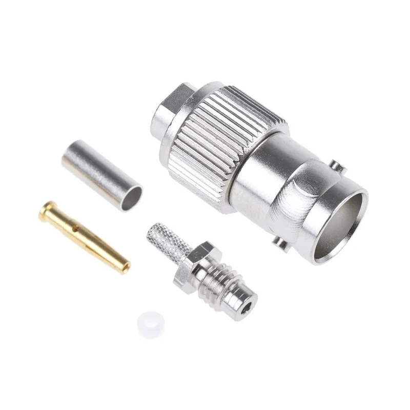Telegartner BNC Series 50 Ω Female Coaxial Connector Cable, Straight Body Crimp J01001B0005